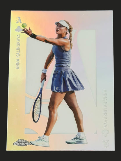 2025 Topps Chrome Tennis Aces Anna Kalinskaya