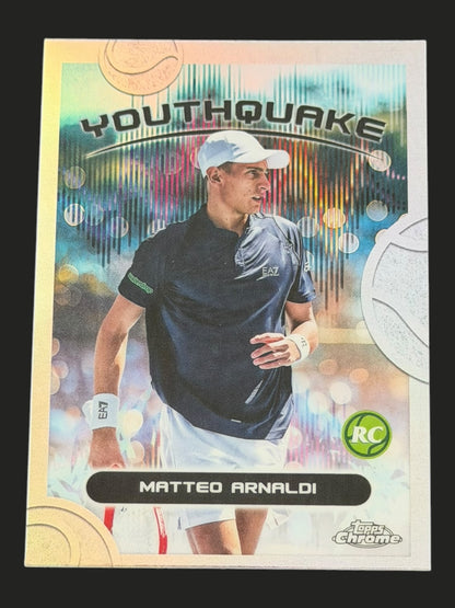 2025 Topps Chrome Youthquake Matteo Arnaldi