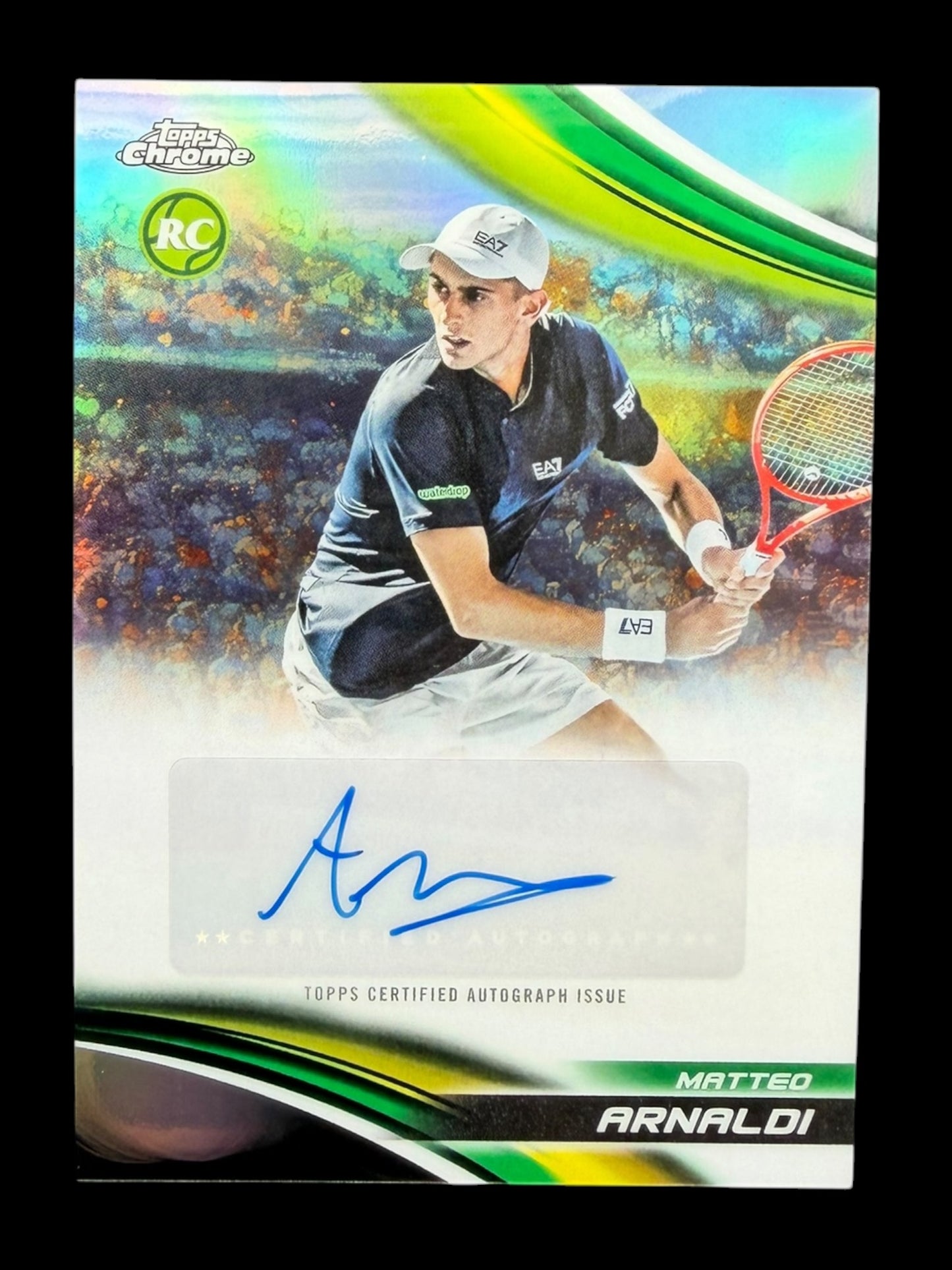 2025 Topps Chrome Refractor Autograph Matteo Arnaldi