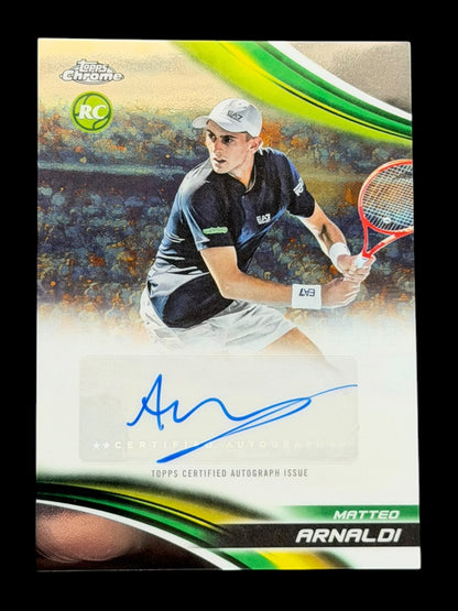 2025 Topps Chrome Autograph Matteo Arnaldi