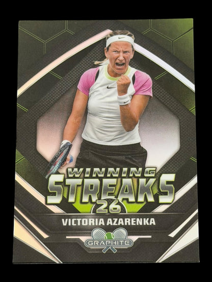 2024 Topps Graphite Winning Streaks Refractor Victoria Azarenka