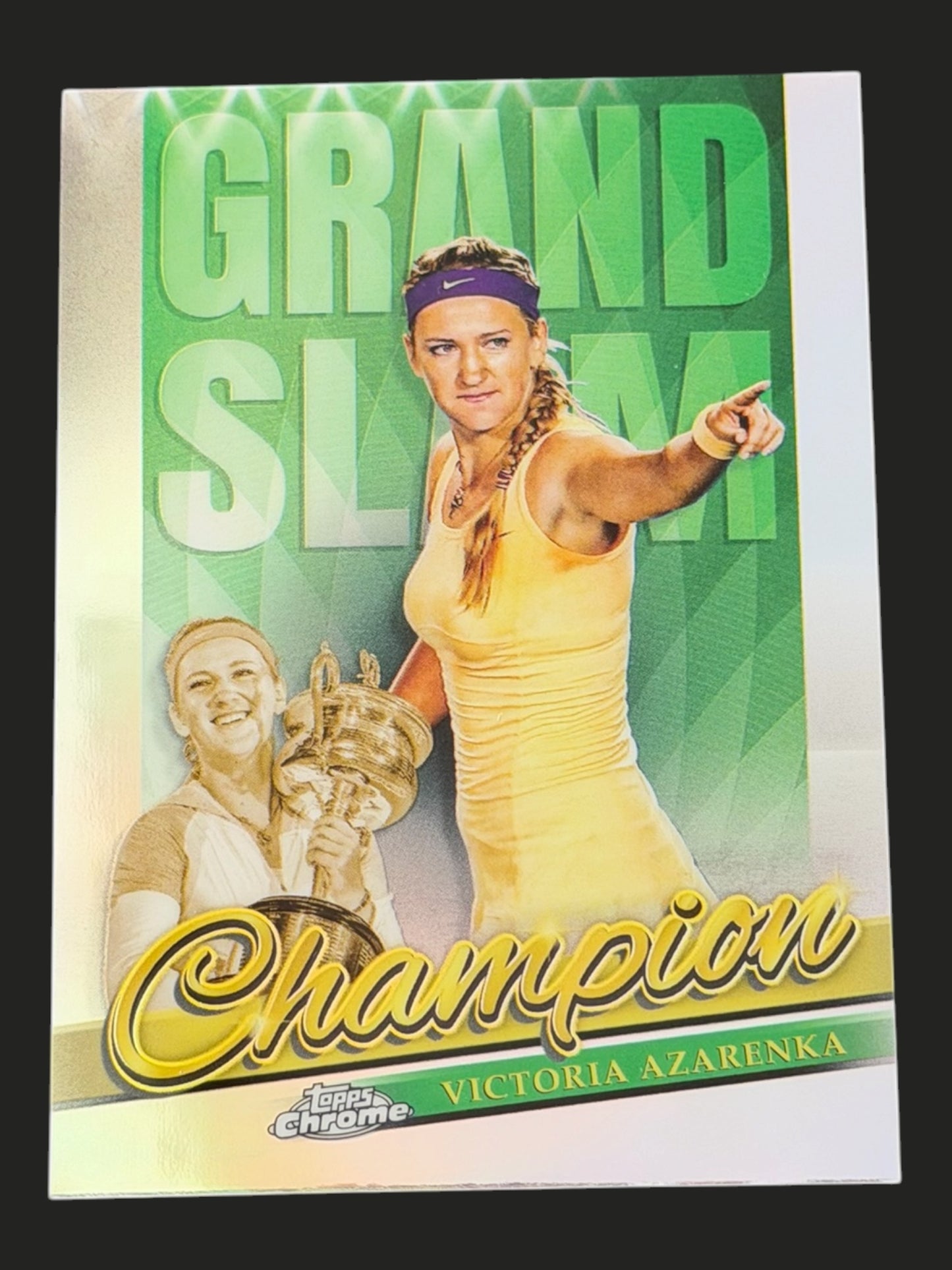 2024 Topps Chrome Tennis Grand Slam Champion Victoria Azarenka