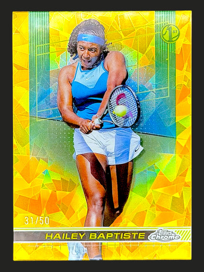 2024 Topps Chrome Sapphire Gold Refractor 31/50 Hailey Baptiste