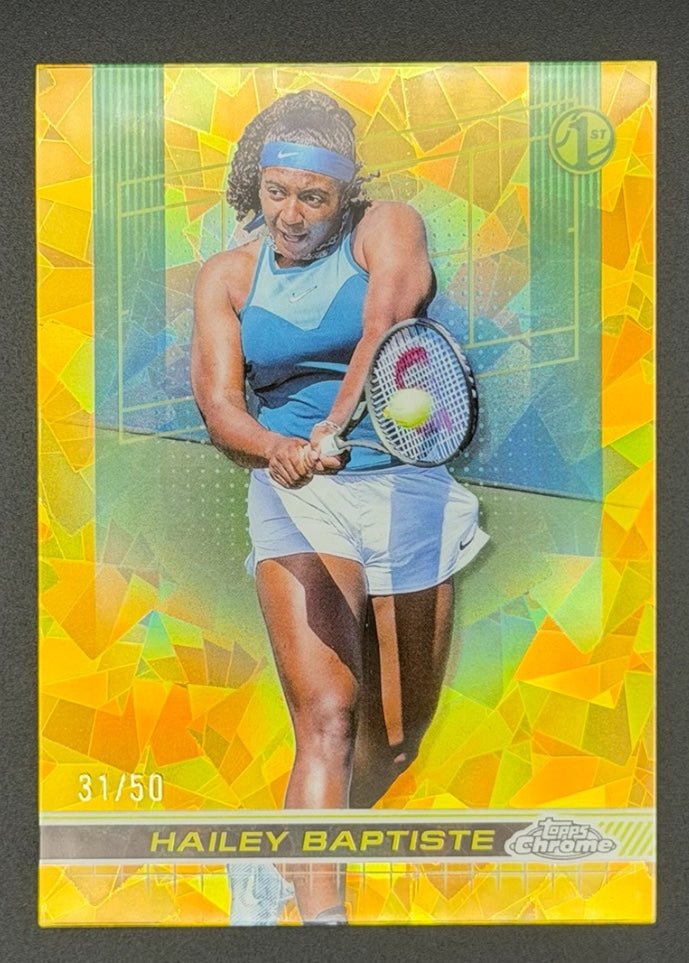 2024 Topps Chrome Sapphire Gold Refractor 31/50 Hailey Baptiste