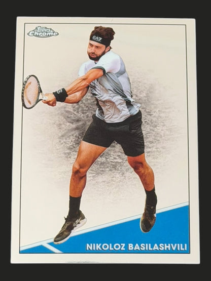 2021 Topps Chrome Tennis Nikoloz Basilashvili