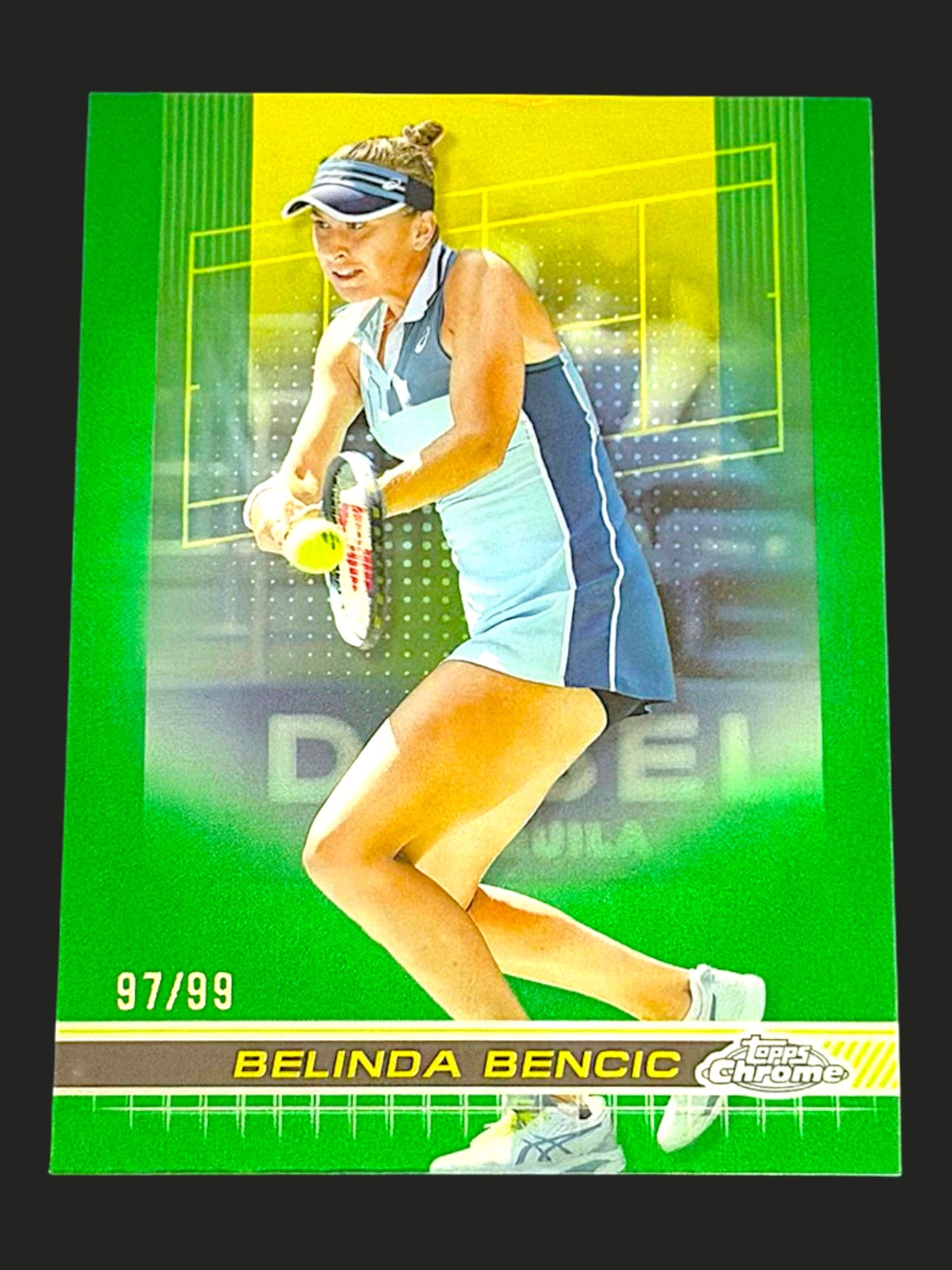 2024 Topps Chrome Tennis Green 97/99 Belinda Bencic