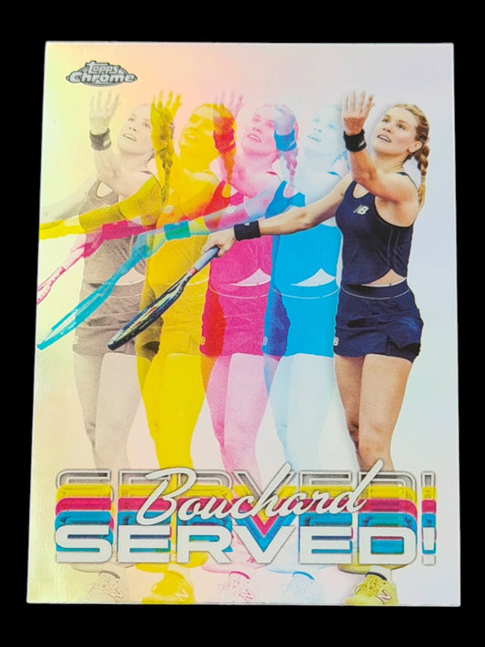 2024 Topps Chrome Tennis Served Genie Bouchard