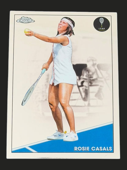 2021 Topps Chrome Tennis Rosie Casals