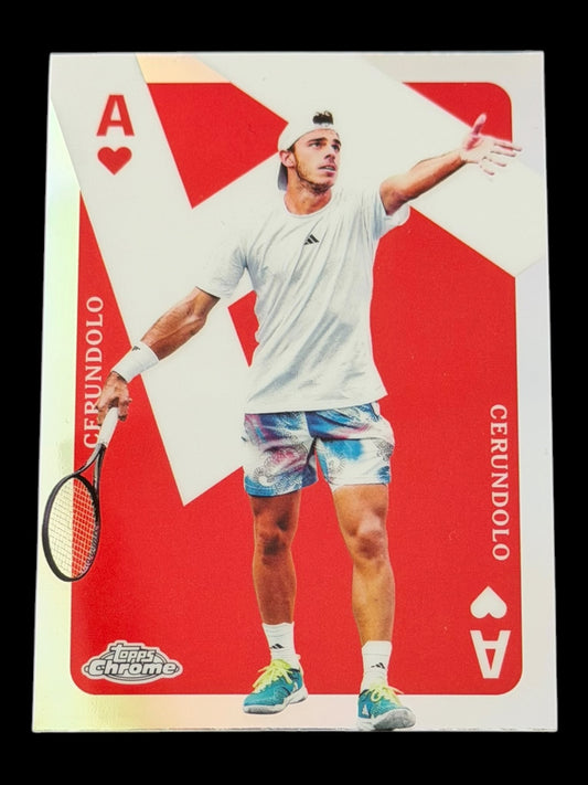 2024 Topps Chrome Tennis Aces Francisco Cerundolo