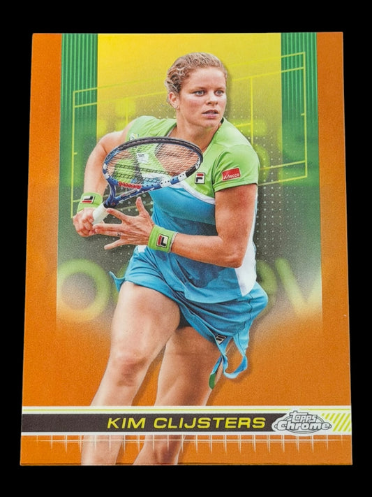 2024 Topps Chrome Tennis Clay Court Refractor Kim Clijsters