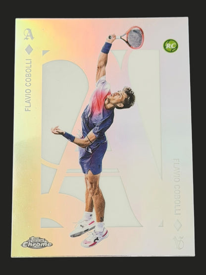 2025 Topps Chrome Tennis Aces Flavio Cobolli