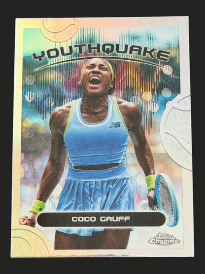 2025 Topps Chrome Youthquake Coco Gauff