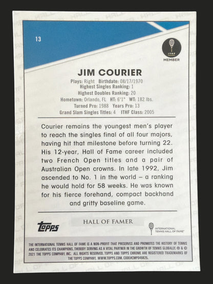 2021 Topps Chrome Tennis Jim Courier