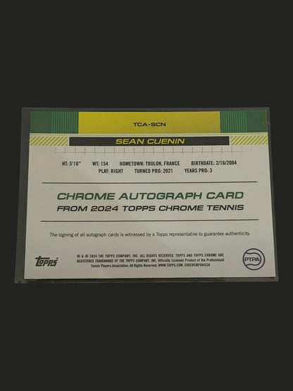 2024 Topps Chrome Autograph Sean Cuenin