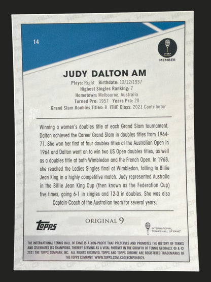 2021 Topps Chrome Tennis Judy Dalton Am