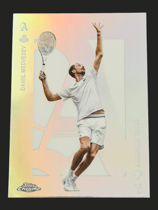 2025 Topps Chrome Tennis Aces Daniil Medvedev
