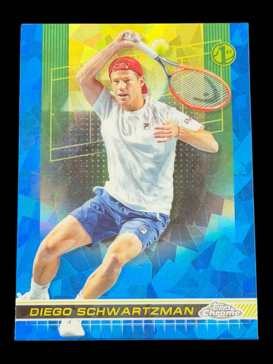 2024 Topps Chrome Sapphire Diego Schwartzman