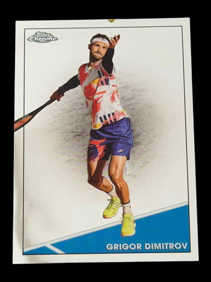 2021 Topps Chrome Tennis Grigor Dimitrov