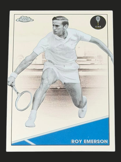 2021 Topps Chrome Tennis Roy Emerson