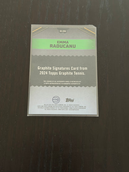 2024 Topps Graphite Autograph Emma Raducanu (B)