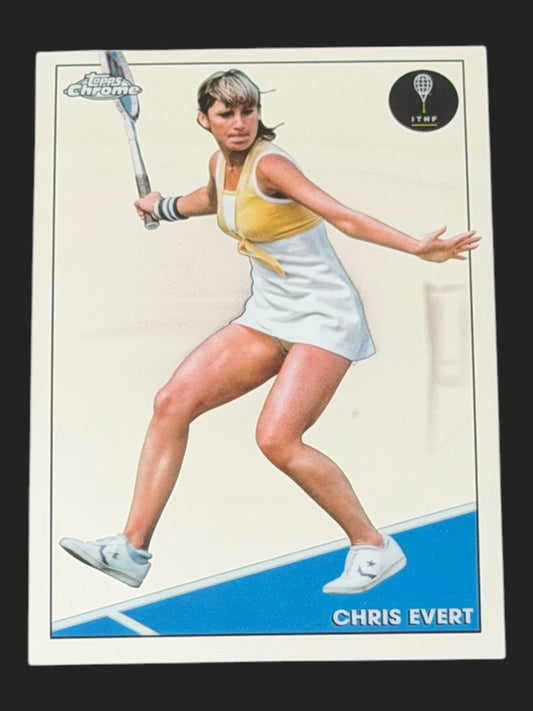 2021 Topps Chrome Tennis Chris Evert