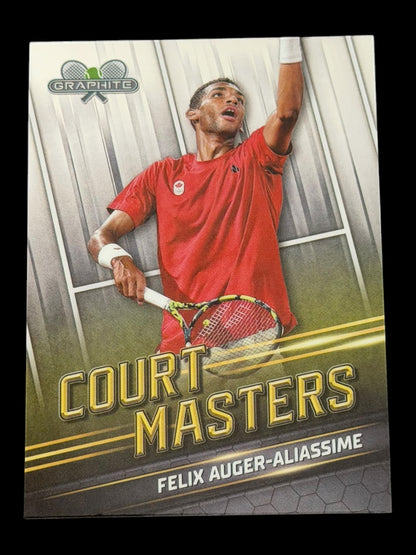 2024 Topps Graphite Tennis Court Masters Felix-Auger Aliassime