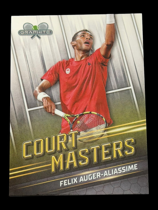 2024 Topps Graphite Tennis Court Masters Felix-Auger Aliassime