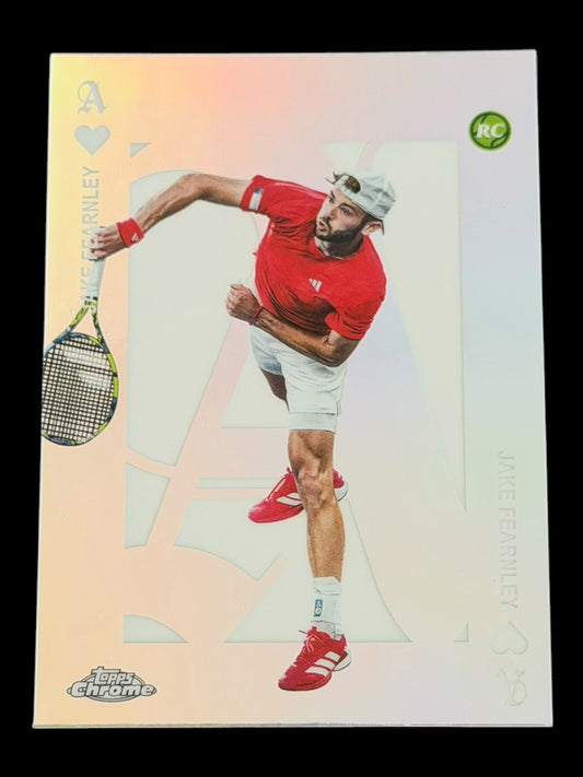 2025 Topps Chrome Tennis Aces Jake Fearnley