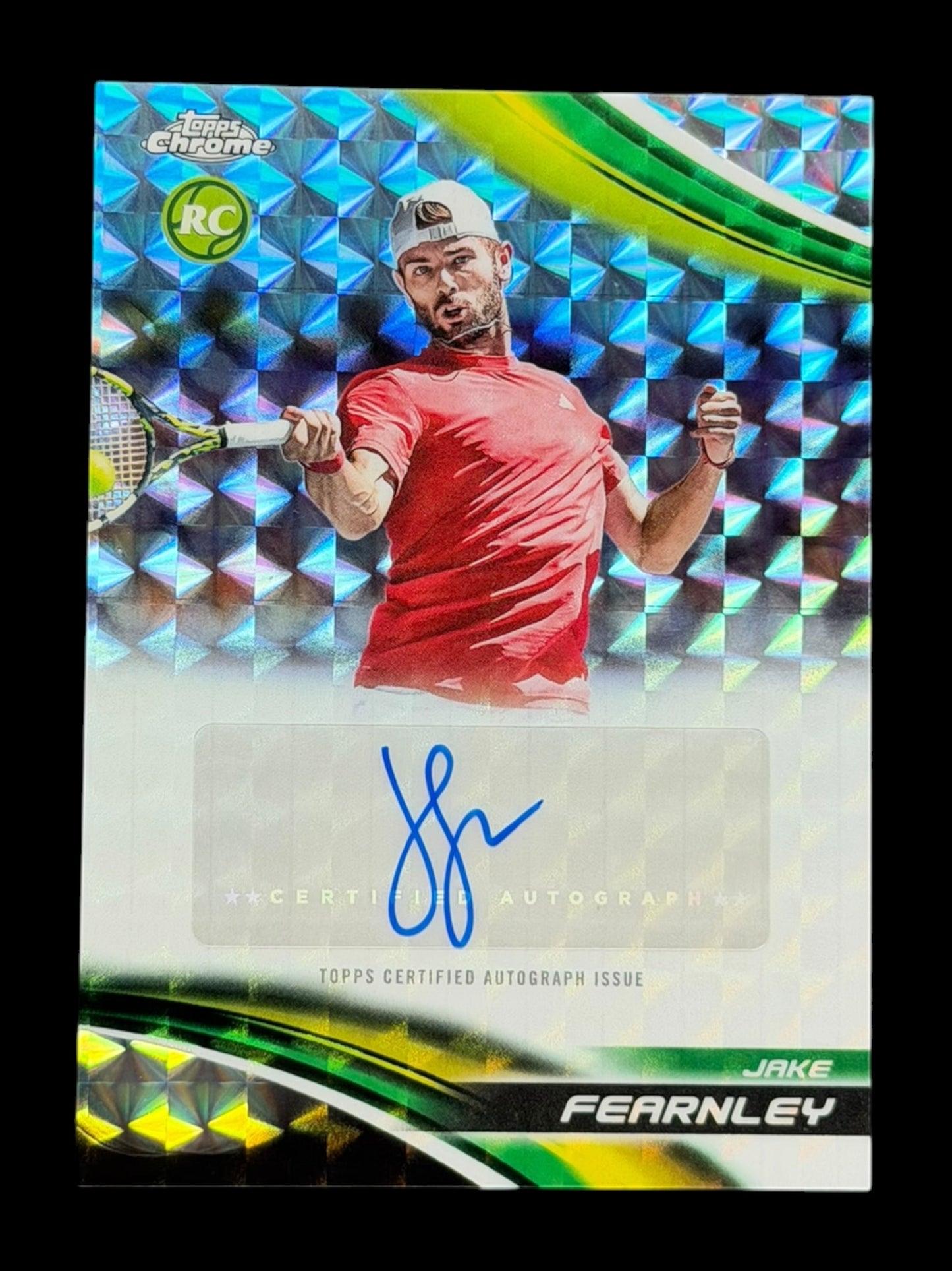 2025 Topps Chrome Geometric Autograph Jake Fearnley