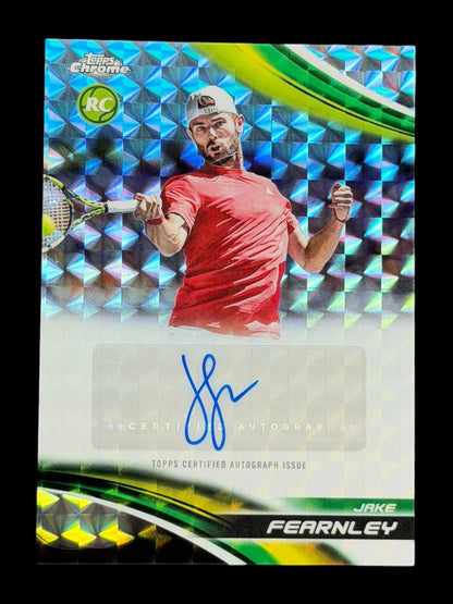 2025 Topps Chrome Geometric Autograph Jake Fearnley