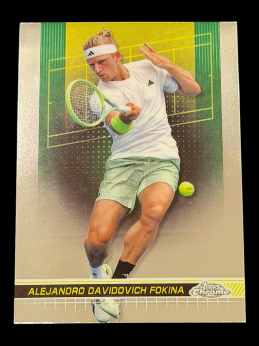2024 Topps Chrome Alejandro Davidovich Fokina