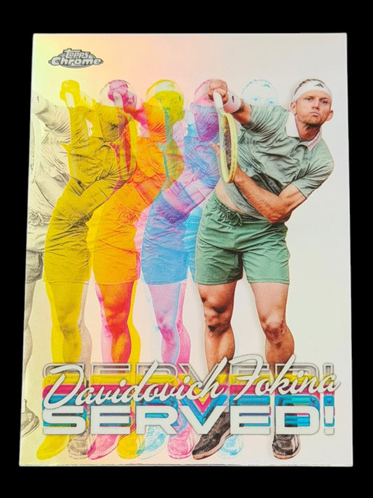 2024 Topps Chrome Tennis Served Alejandro Davidovich Fokina
