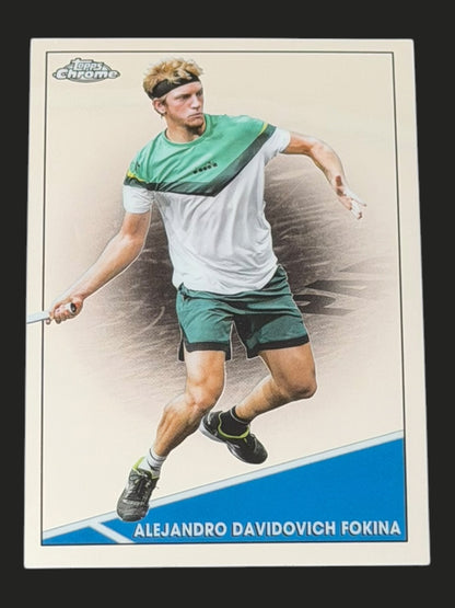2021 Topps Chrome Tennis Alejandro Davidovich Fokina