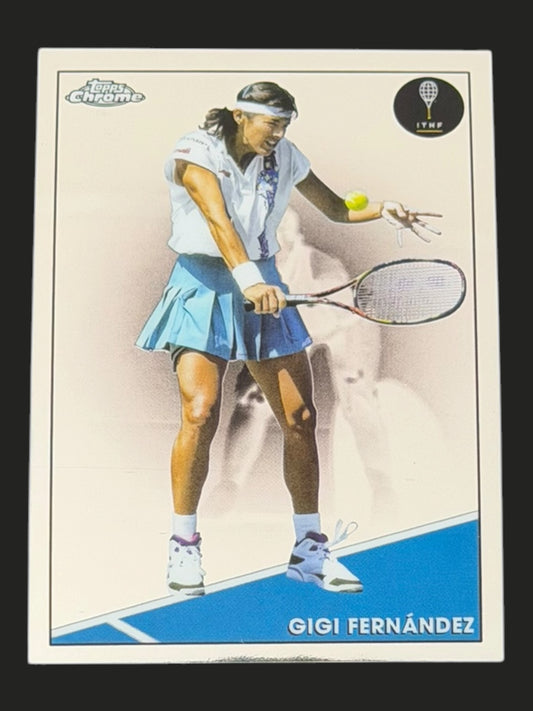2021 Topps Chrome Tennis Gigi Fernández