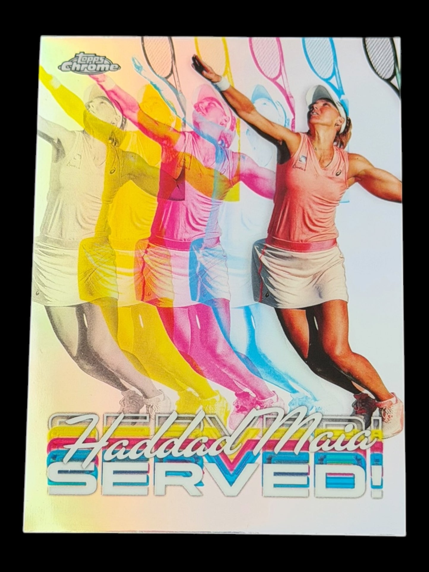 2024 Topps Chrome Tennis Served Beatriz Haddad Maia