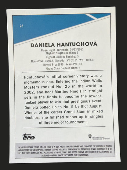 2021 Topps Chrome Tennis Daniela Hantuchová