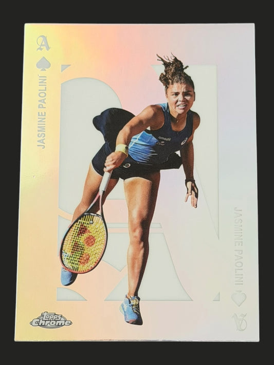 2025 Topps Chrome Tennis Aces Jasmine Paolini