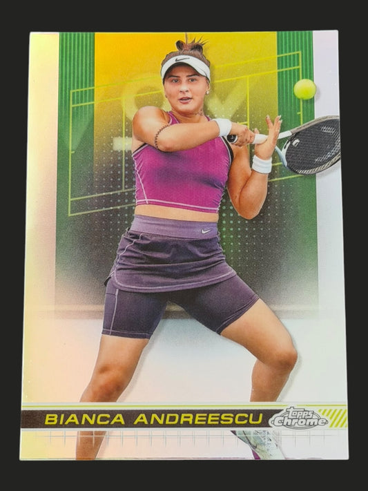 2024 Topps Chrome Refractor Bianca Andreescu