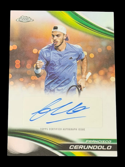 2025 Topps Chrome Autograph Francisco Cerundolo