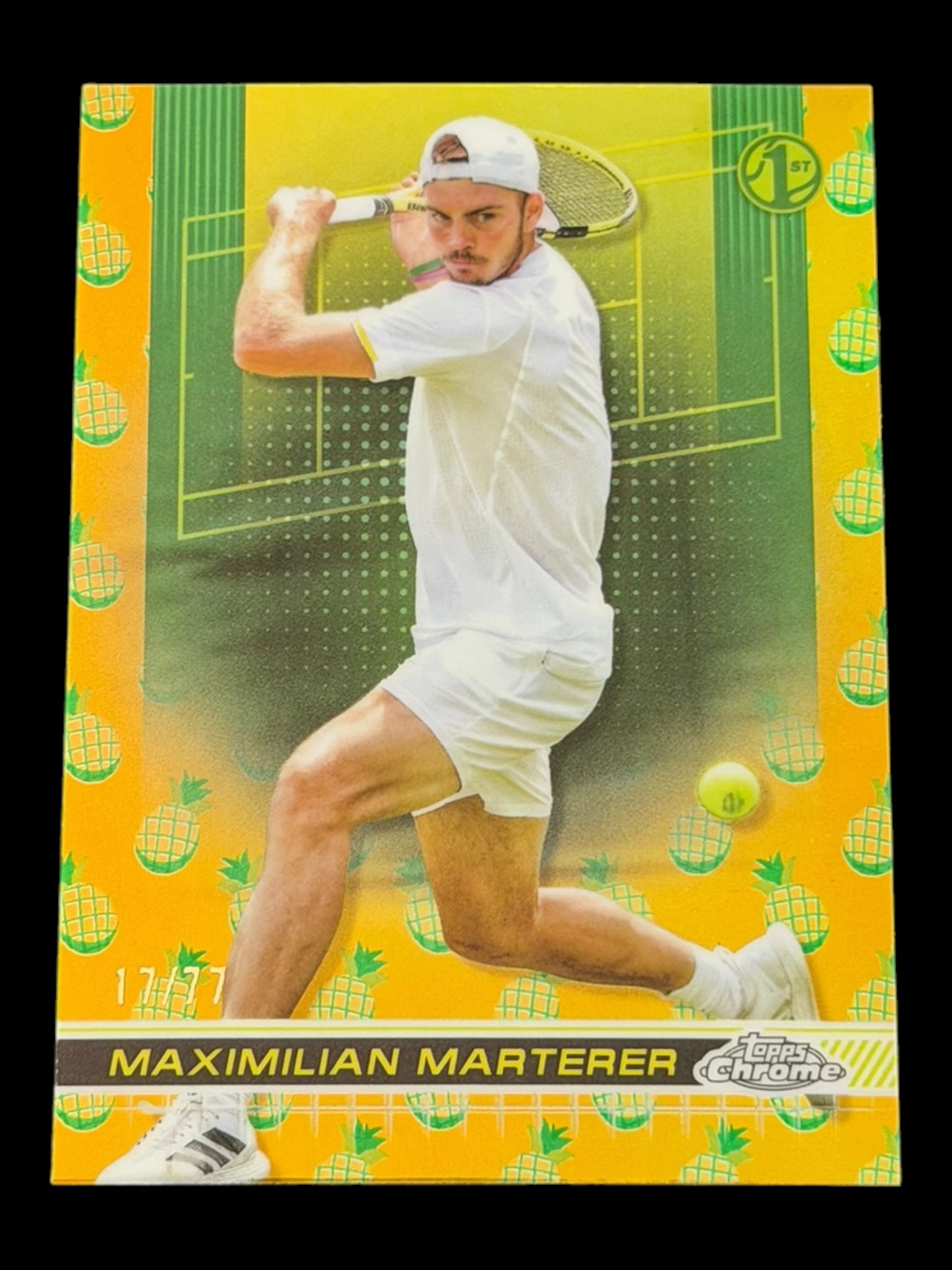 2024 Topps Chrome Tennis Pineapple Refractor 17/77 Maximilian Marterer