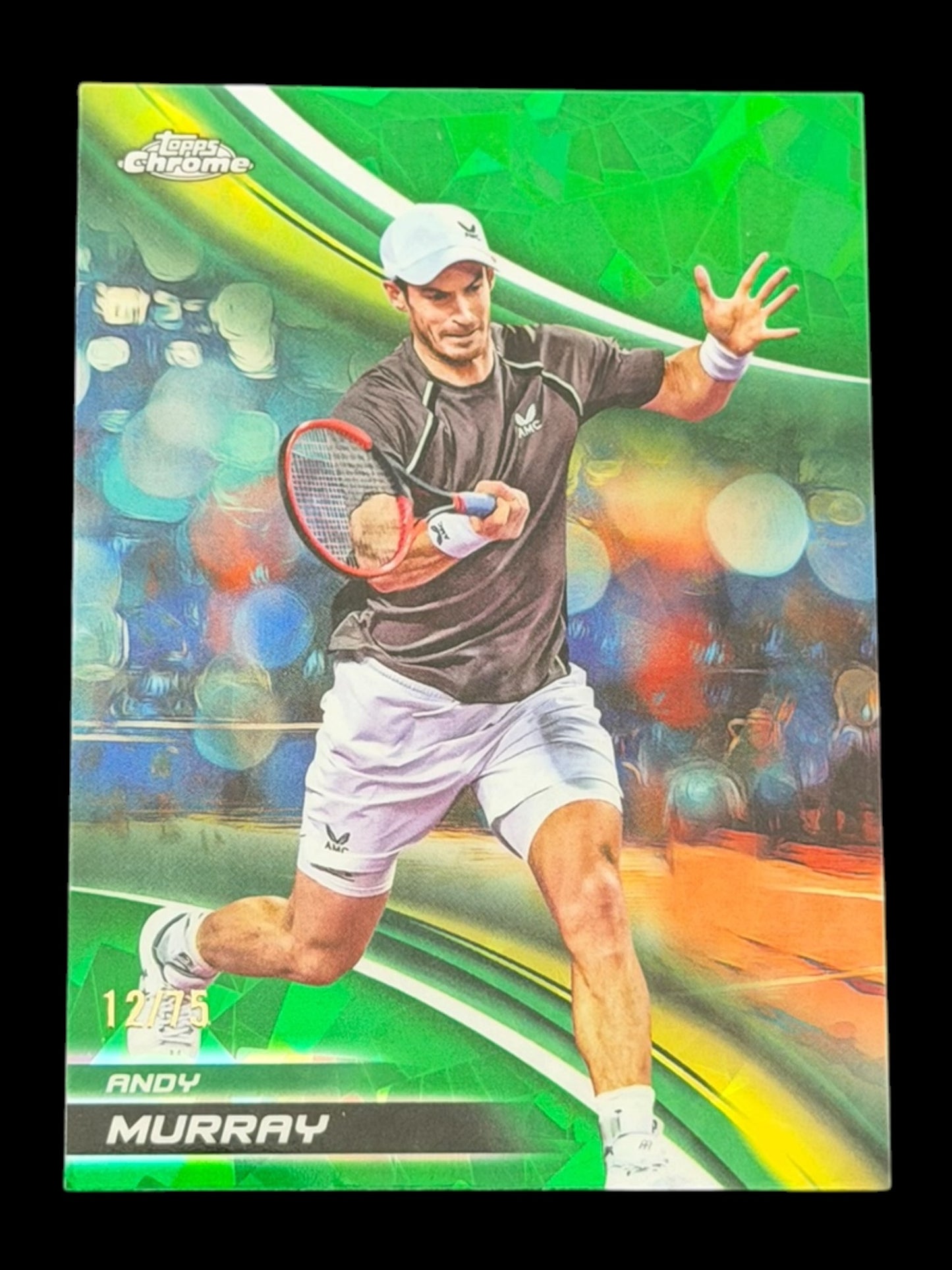 2025 Topps Chrome Sapphire Tennis Green 12/75 Andy Murray