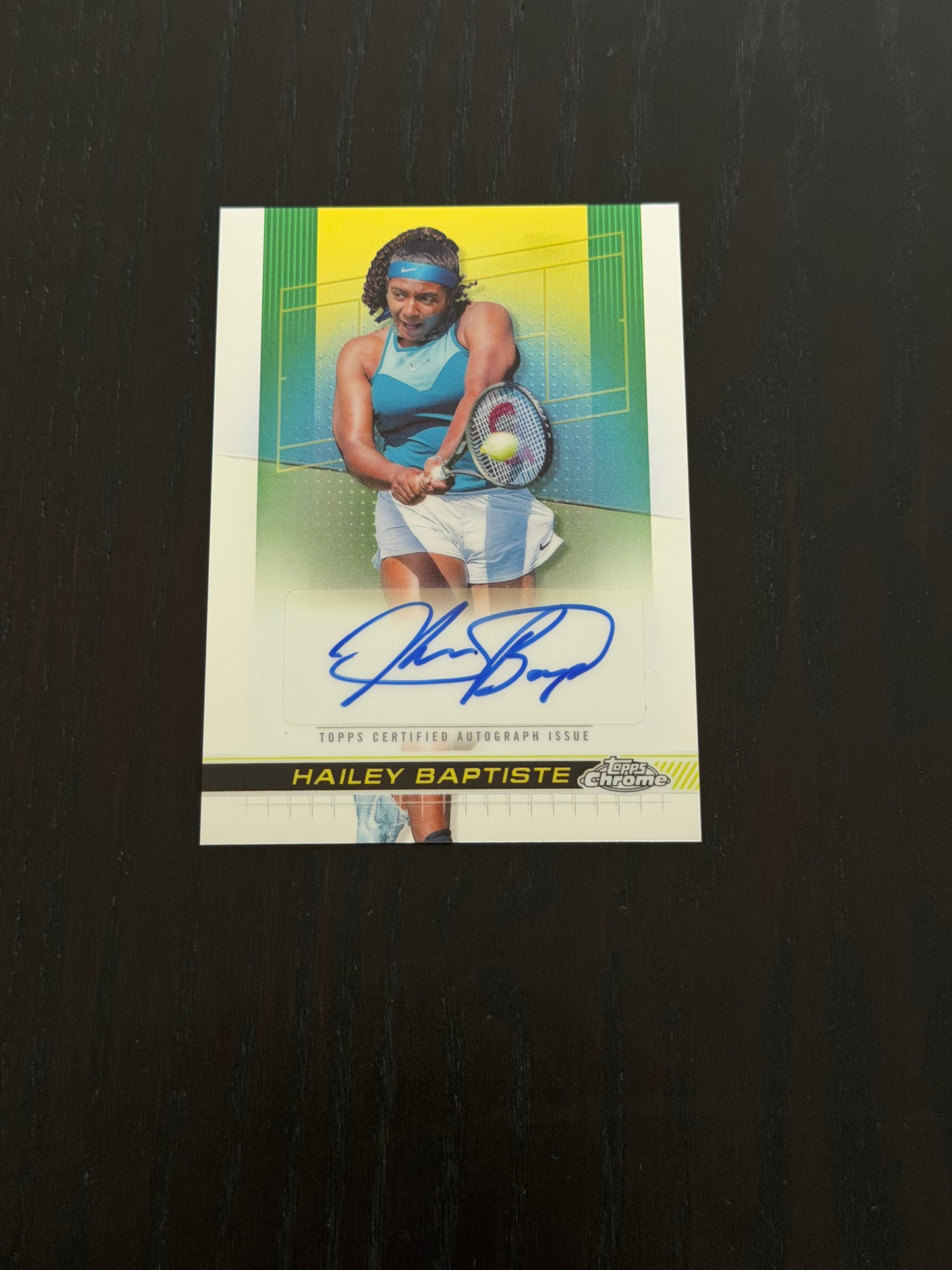 2024 Topps Chrome Autograph Hailey Baptiste