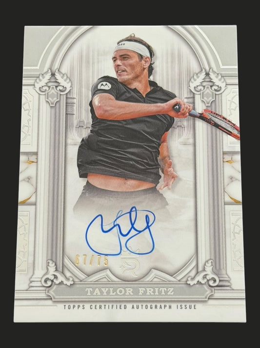 2024 Topps Royalty Imperial Ink Autograph 67/75 Taylor Fritz