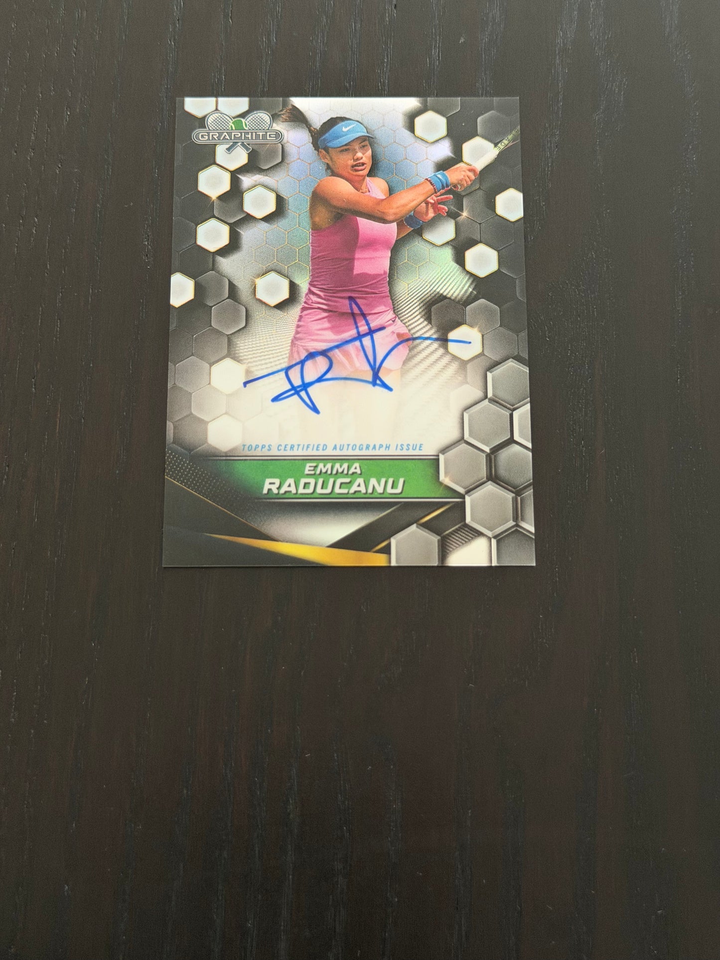 2024 Topps Graphite Autograph Emma Raducanu