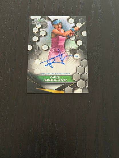 2024 Topps Graphite Autograph Emma Raducanu