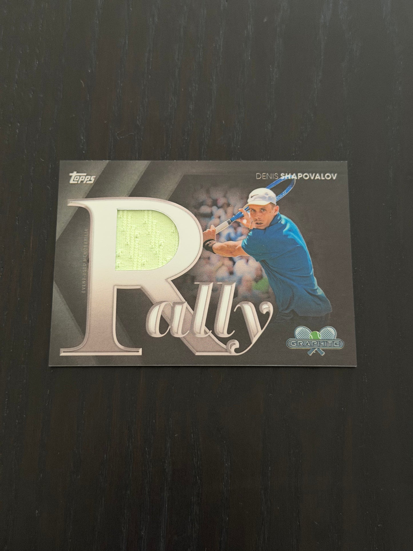 2026 Topps Graphite Rally Relic Denis Shapovalov