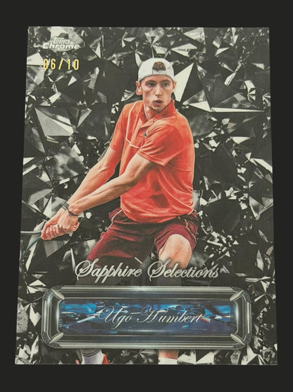 2025 Topps Chrome Black Sapphire Selections 6/10 Ugo Humbert