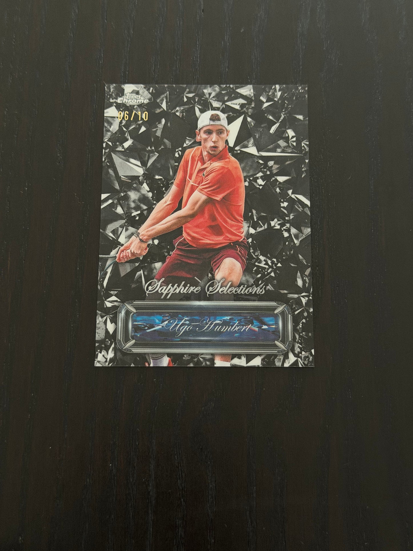 2025 Topps Chrome Black Sapphire Selections 6/10 Ugo Humbert