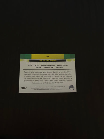 2024 Topps Chrome Tennis Green 35/99 Fabio Fognini