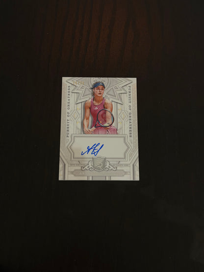 2024 Topps Royalty Pursuit of Greatness Autograph 16/75 Anna Kalinskaya